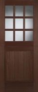 External Hardwood Stable 9light unglazed 44x2032x813mm