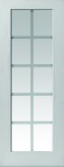 JB Kind Decca Glazed White Internal Door