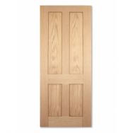 XL Victorian Shaker Unfinished Oak Internal Door