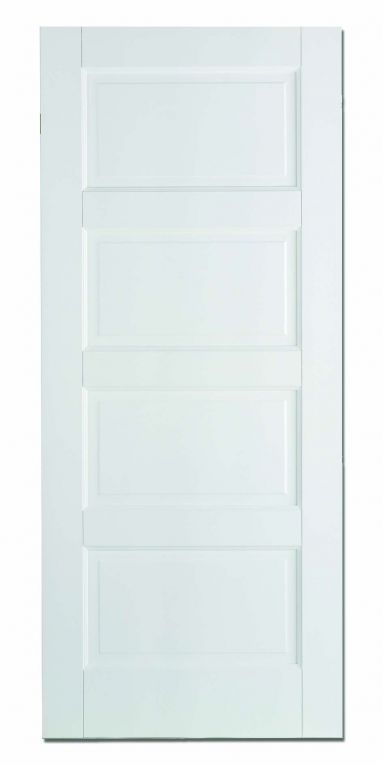 Lpd Contemporary 4 Panel Solid White Internal Door